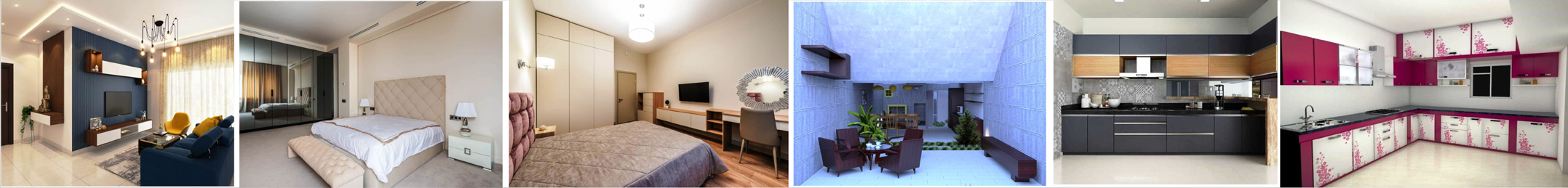 Modern residential interior design with wooden furniture