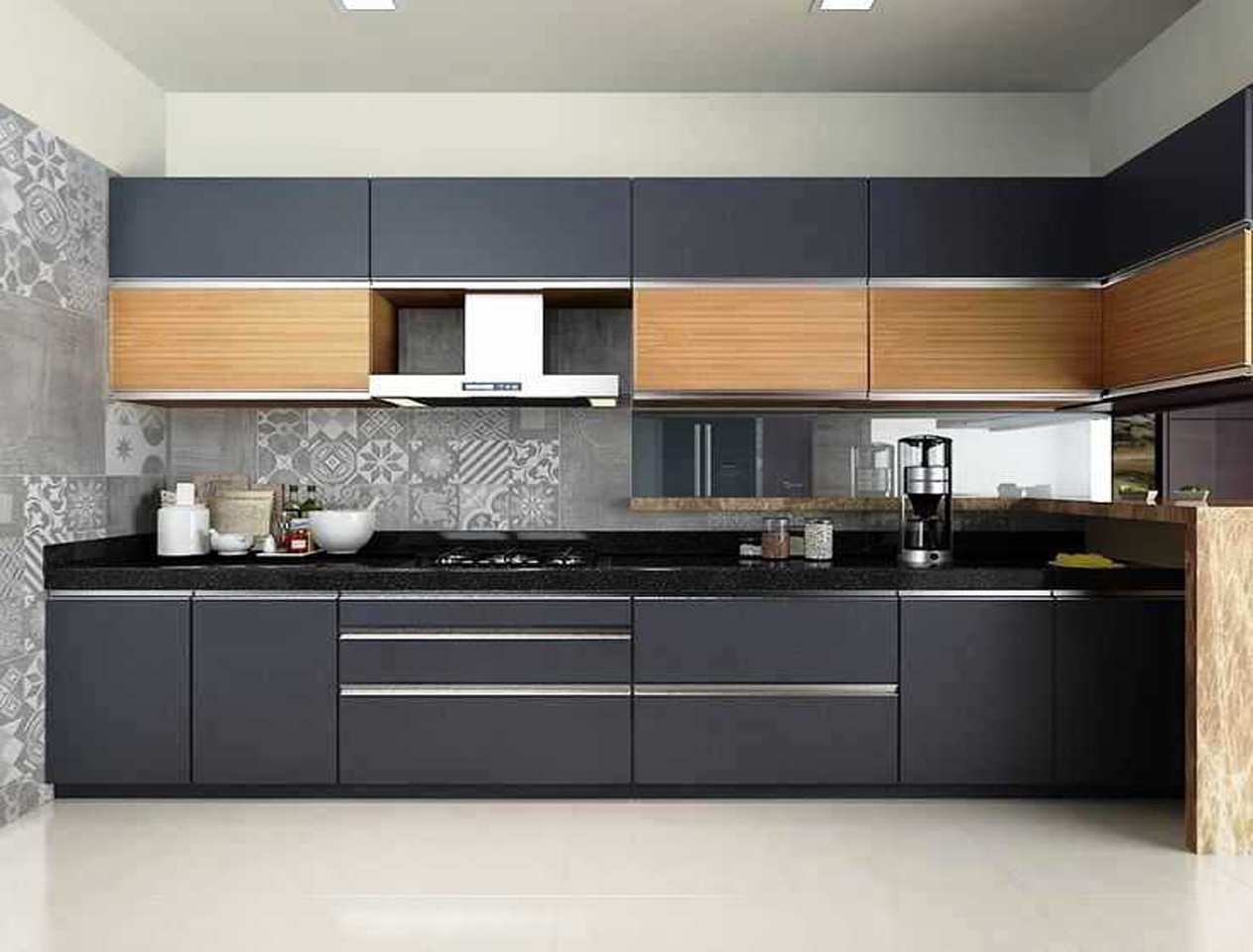 Plywood almirah interior design cost in Ahmedabad by Madan Interior Work
